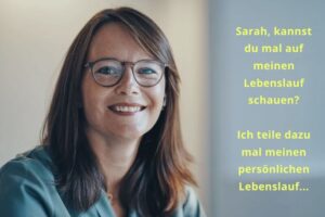 Sarah Boening Talent Centric ist im Portrait zu sehen, und auf dem Bild steht ihr Angebot zu Lebenslauf 2.0 Was wirklich drinstehen sollte – und was du getrost weglassen kannst