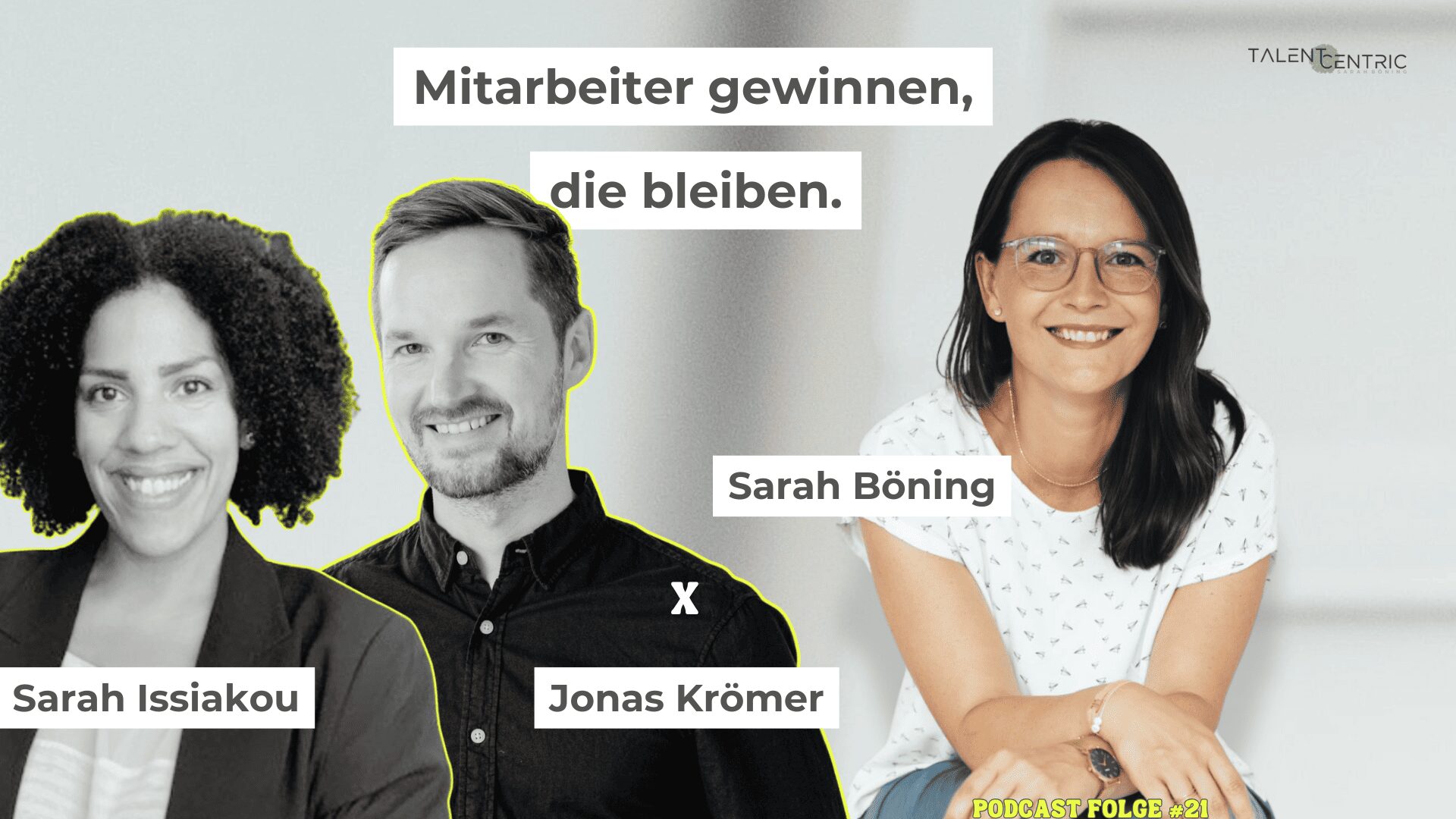 Sarah Boening mit Sarah Issiakou und Jonas Kroemer