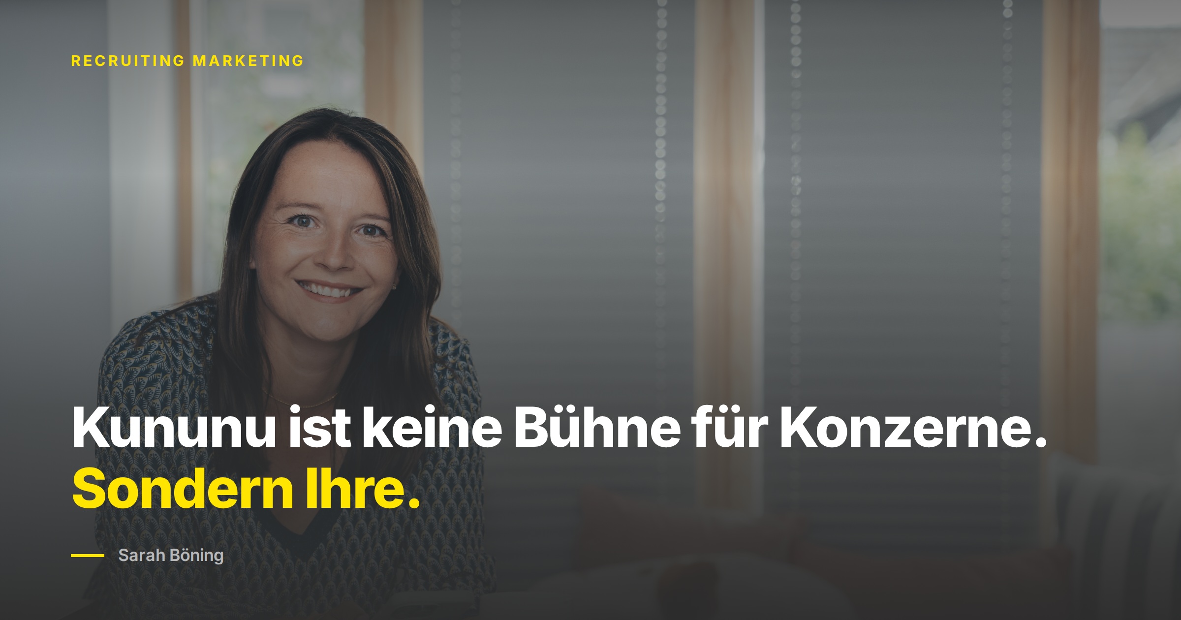 Bild der Recruiting Beraterin Sarah Boening